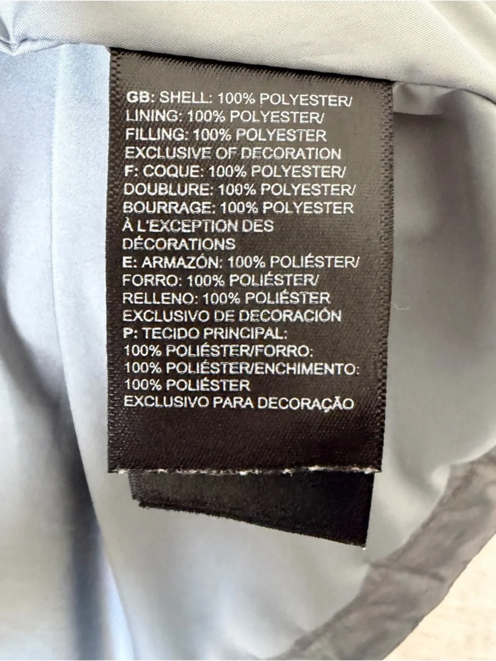 The North Face Men's Light Gray Quilted Puffer Jacket - Picture 6 of 7